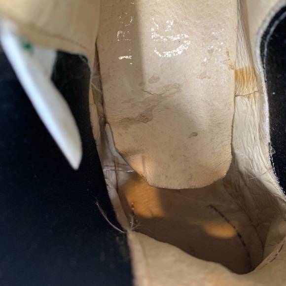 LA BARCA Ivory Leather Botin Charro Ankle Boots Pull On Chelsea Boot Western 6 - Picture 7 of 9